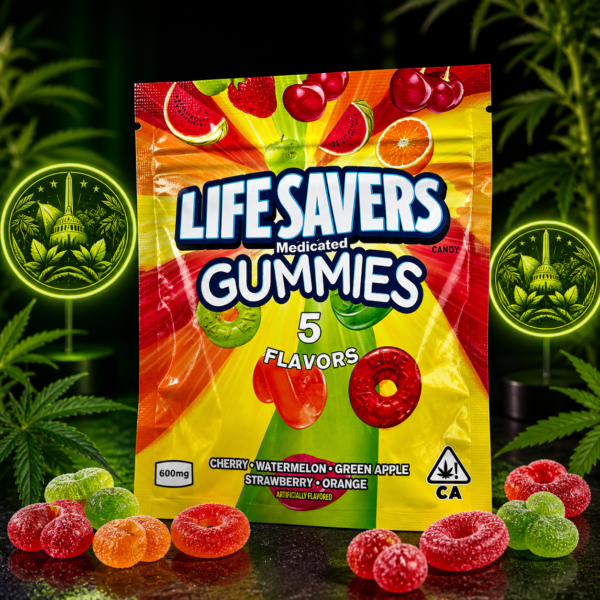 Lifesavers Gummies – 600MG (5 Flavors)
