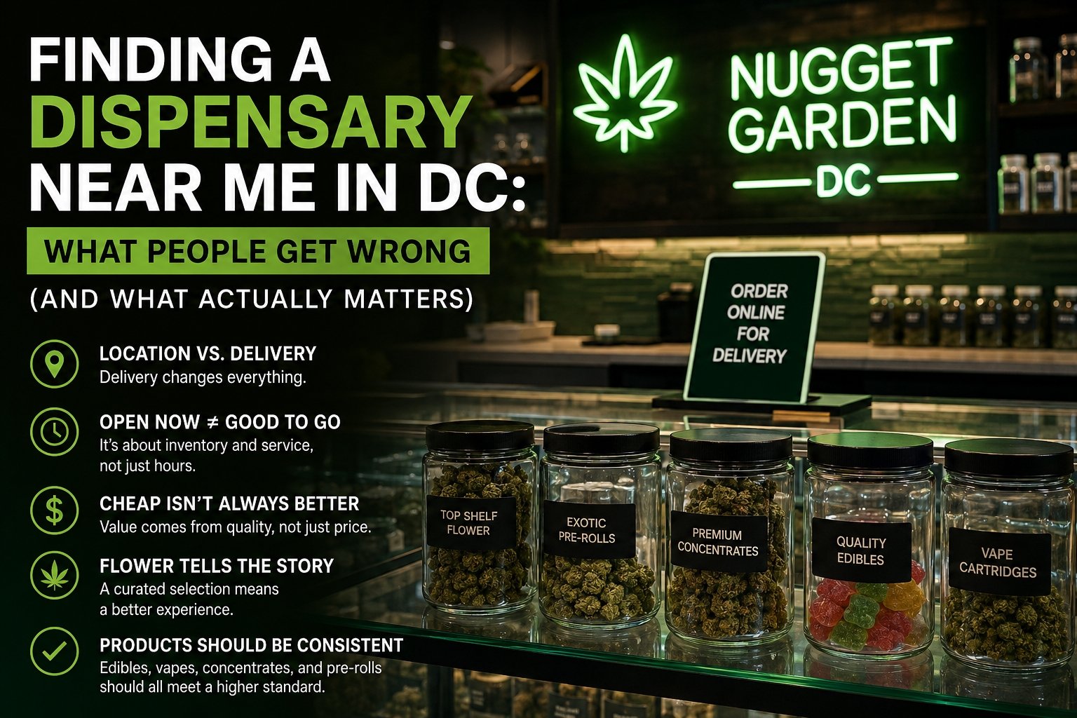 Finding a Dispensary Near Me in DC What People Get Wrong (And What Actually Matters)