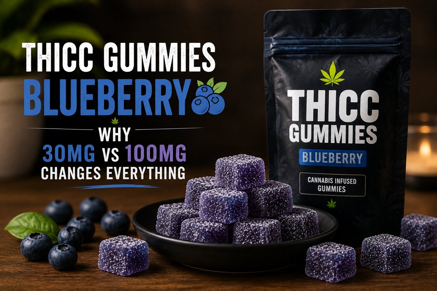 Thicc Gummies Blueberry_ Why 30mg vs 100mg Changes Everything
