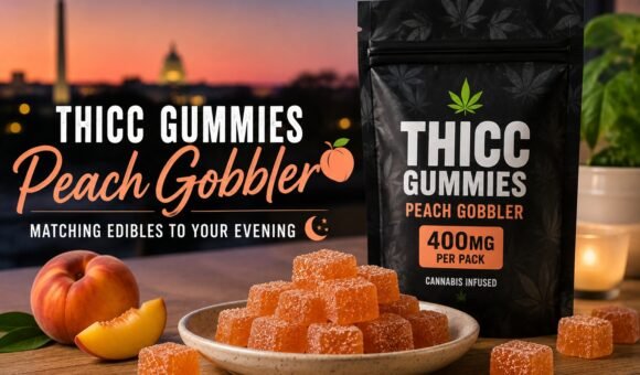 Thicc Gummies Peach Gobbler_ Matching Edibles to Your Evening